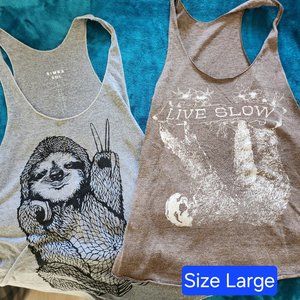Sloth Tank Tops